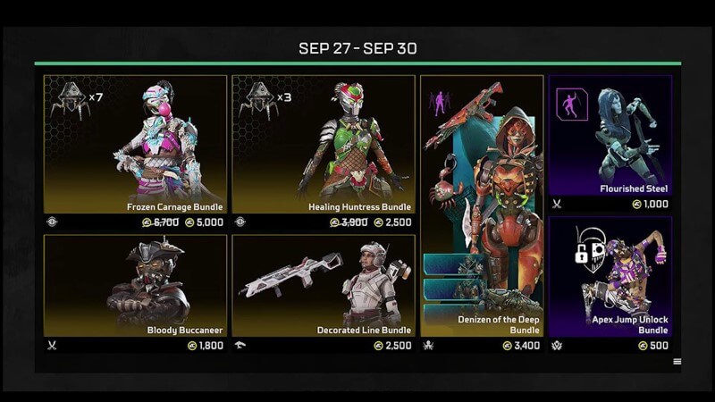 Apex Legends Beast of Prey Collection Event Skins