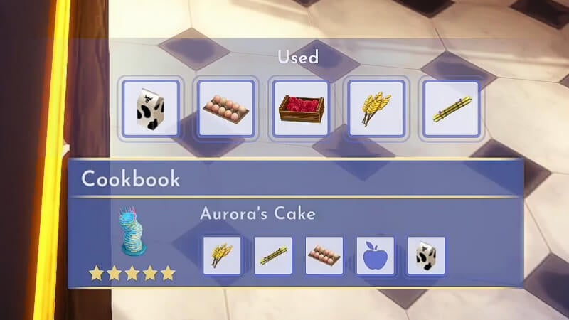 Disney Dreamlight Valley: How To Make Aurora's Cake - GameSpot