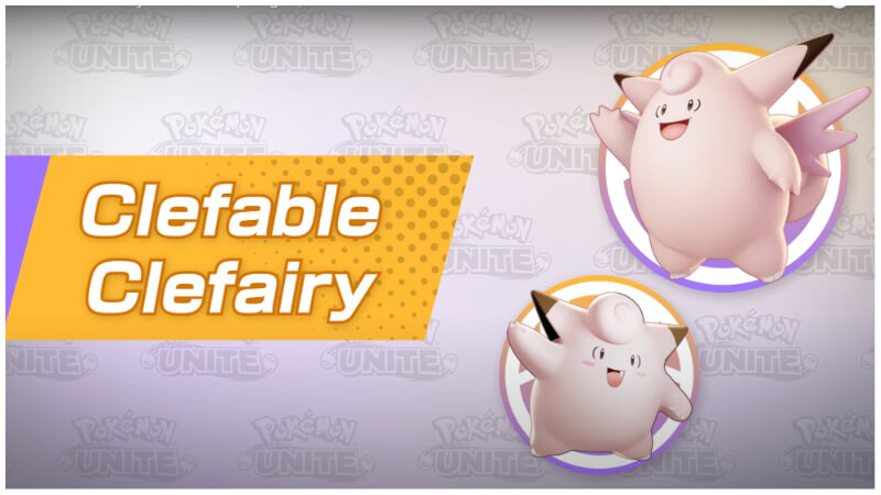 Clefable and Clefairy Pokemon UNITE Announcement