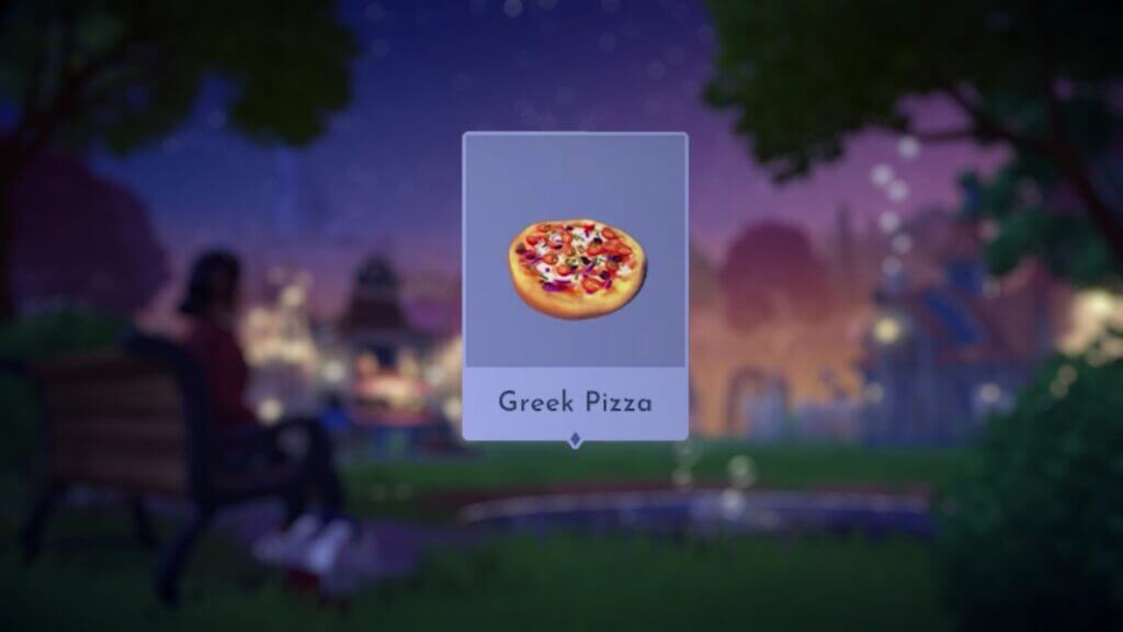 Disney Dreamlight Valley Greek Pizza Recipe