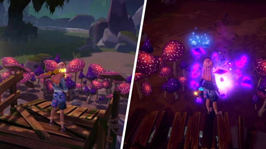 Disney Dreamlight Valley How to Destroy Mushrooms
