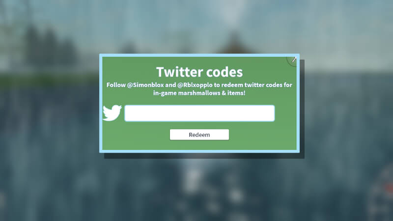 Roblox Twitter Code UI