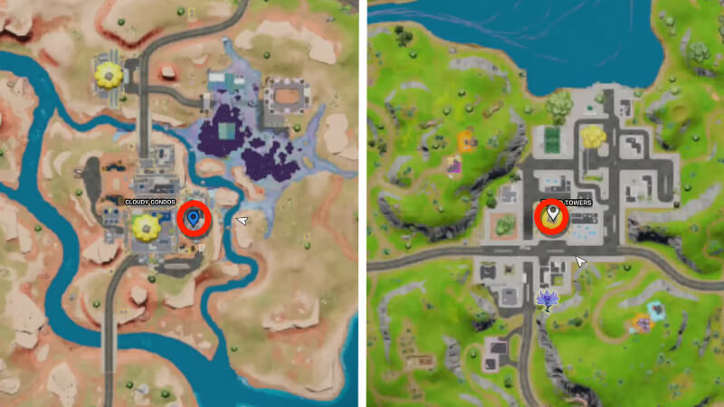 Where is Cloudy Condos in Fortnite Chapter 3 Season 4?