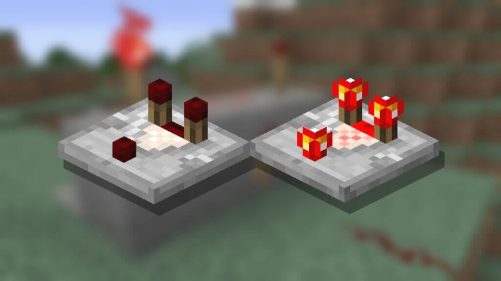 Minecraft How to Make and Use a Redstone Comparator