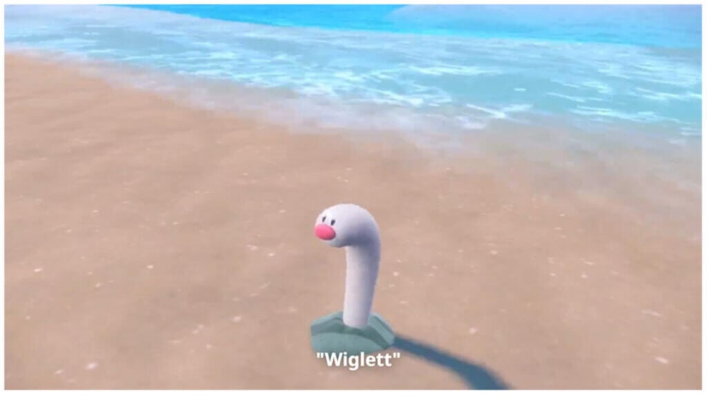 Wiglett Pokemon Scarlet and Violet Screenshot