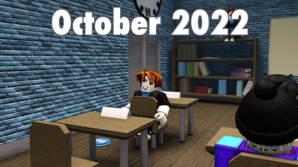A Player Seated In Roblox The Presentation Experience Using October 2022 Codes For Points