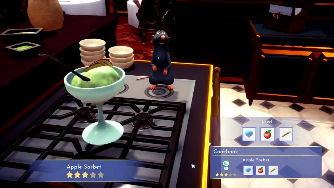 How to Make Apple Sorbet in Disney Dreamlight Valley