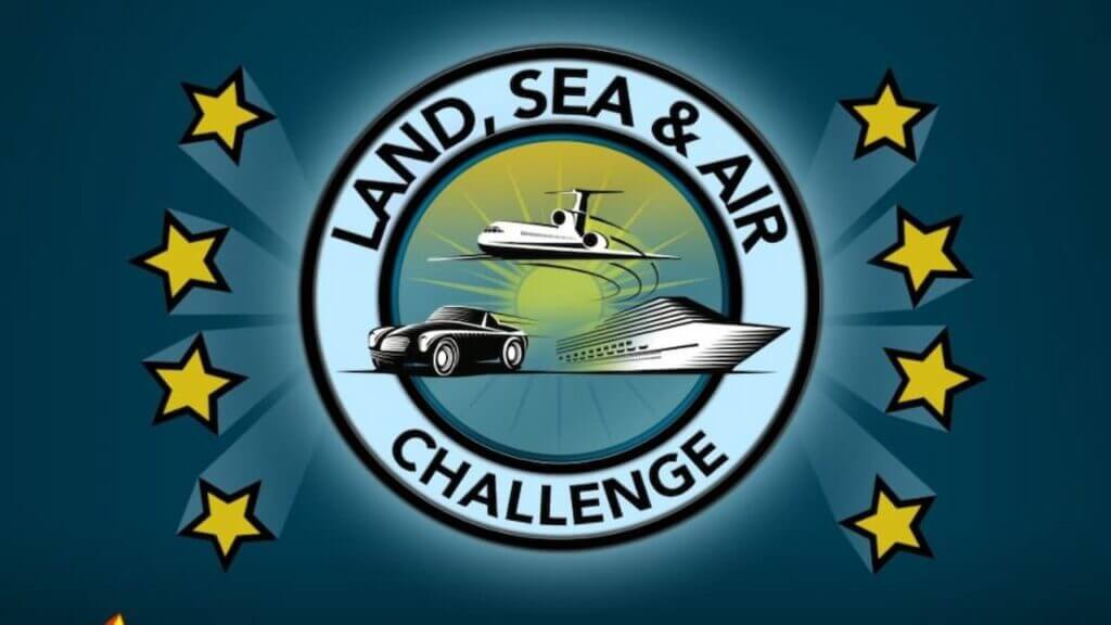 land, sea, and air challenge in Bitlife