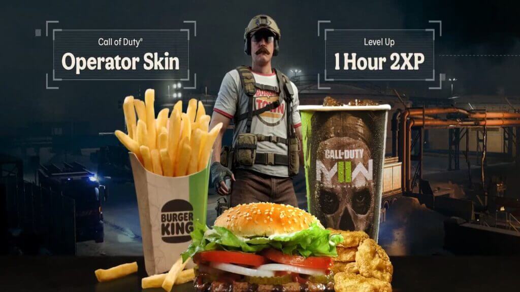 Call of Duty Modern Warefare 2 Burger King Skin Special Meal