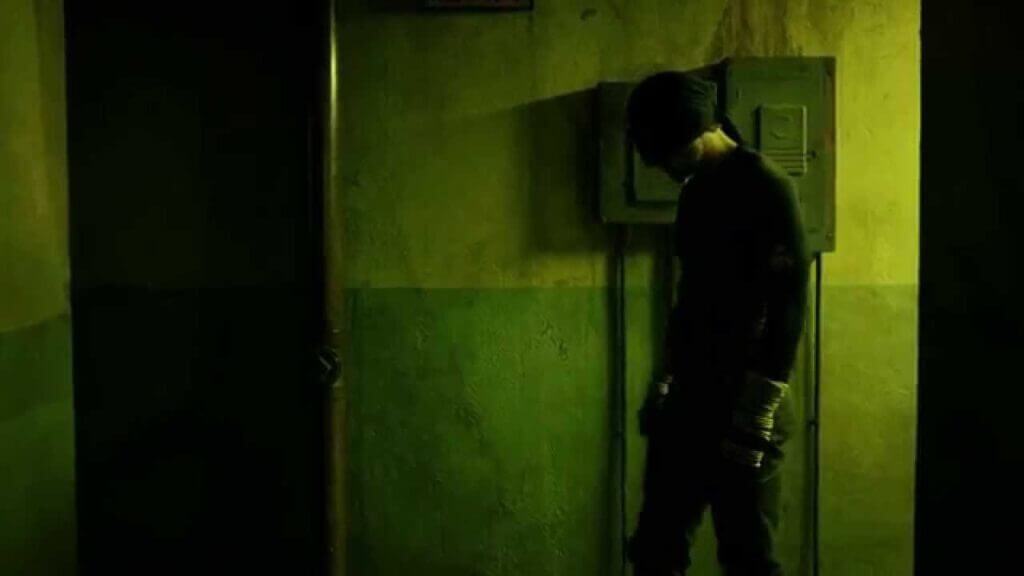 Daredevil Netflix series hallway scenes stuntman