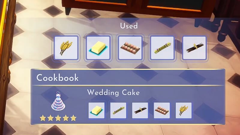 Disney Dreamlight Valley: How to Make Wedding Cake