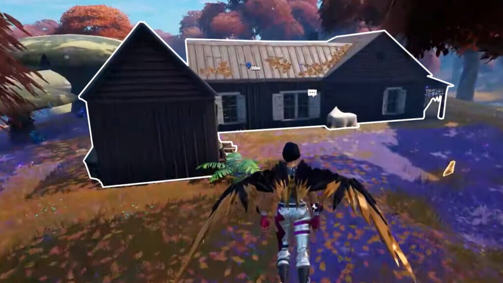Finding the Knowby Cabin in Fortnite