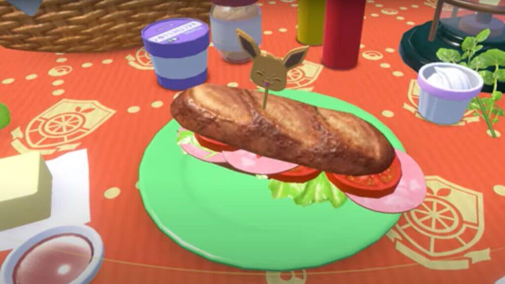 Sandwiches in Pokémon Scarlet and Violet
