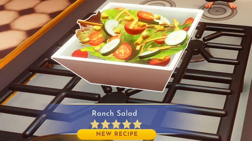 Making A Ranch Salad In Disney Dreamlight Valley