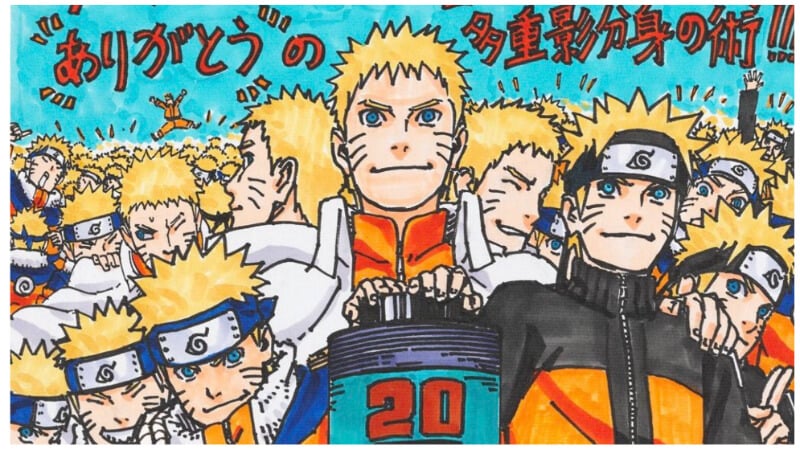 Masashi Kishimoto Naruto 20th Anniversary Illustration