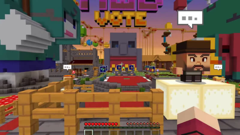 Minecraft Mob Vote 2022 Server on Bedrock Edition