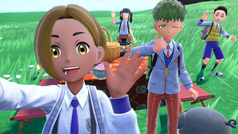 Pokemon Scarlet and Violet Selfie Feature and Picnics