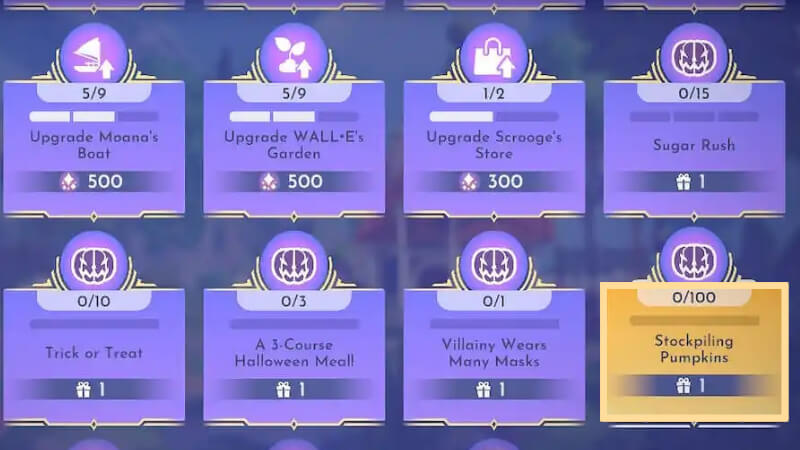 How to complete Stockpiling Pumpkins in Disney Dreamlight Valley