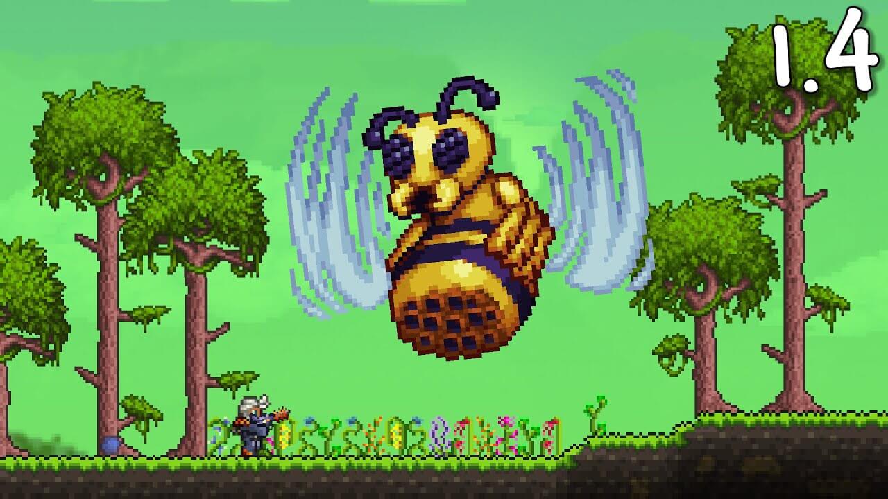 Where to find queen bee terraria