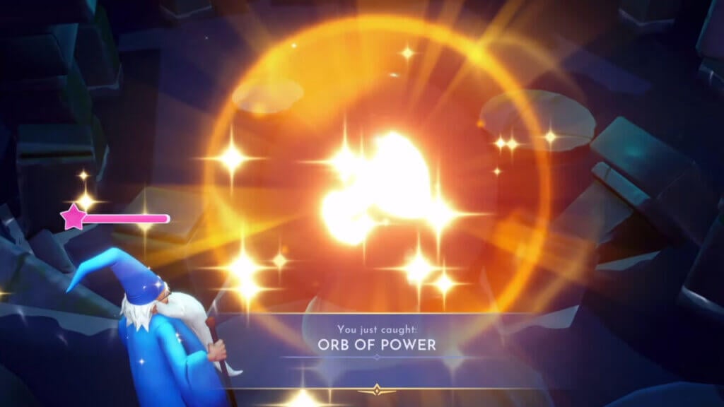 The Orb of Power in the With Great Power Quest in Disney Dreamlight Valley
