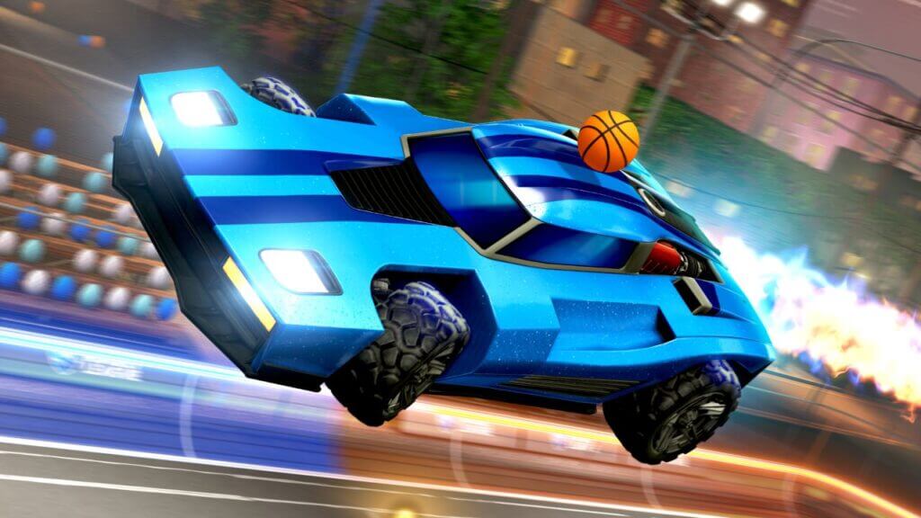 Rocket League The Block Party Event celebrates a new Hoops arena.