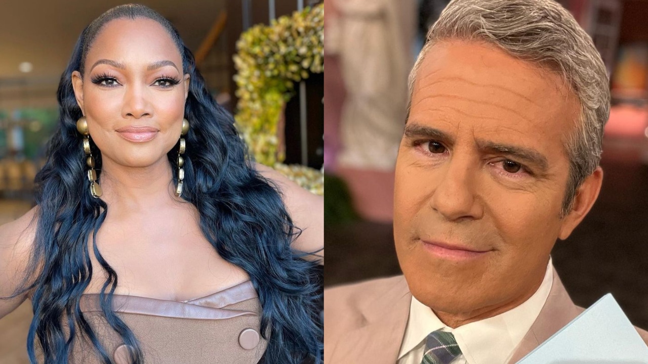 Garcelle Beauvais and Andy Cohen