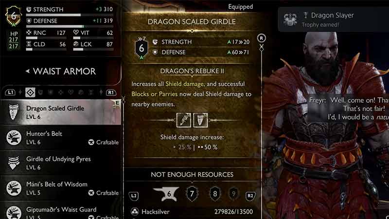 God of War Ragnarok guide: How to get Kratos' Dragon Scaled Armor Set