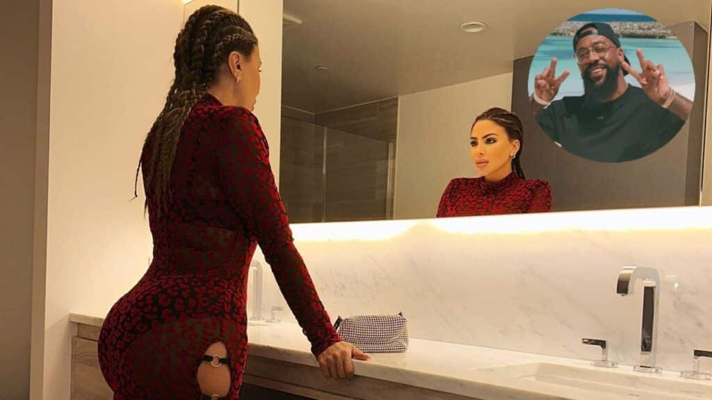 photo of RHOM Larsa Pippen in front of a mirror