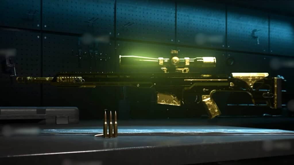 MCPR-300 with Gold Camo in Modern Warfare 2