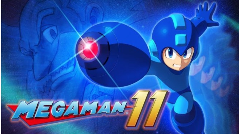Mega Man 11 Capcom Official Title Card