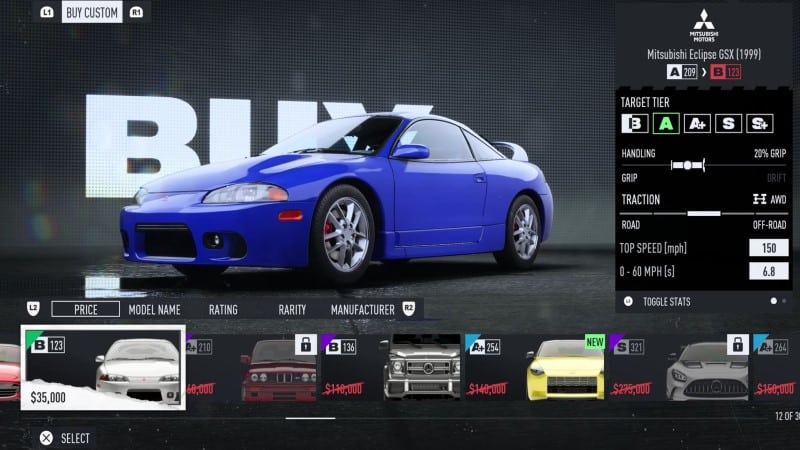 How to Buy Cars in Need for Speed Unbound