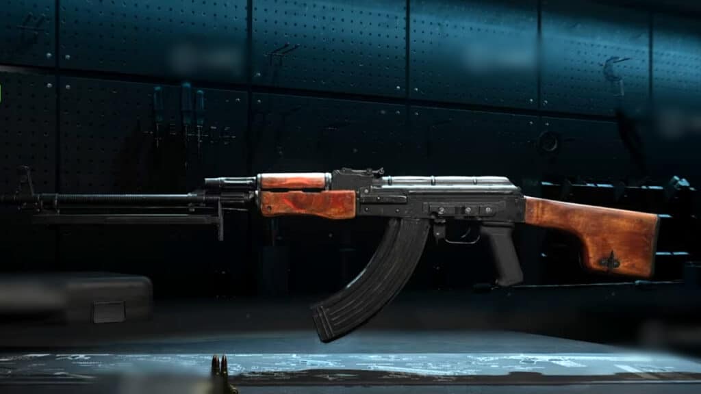 RPK Gunsmith View for Loadout Selection in Modern Warfare 2