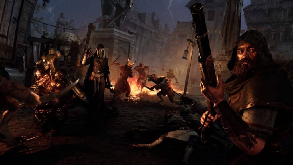 Vermintide II night time with characters screenshot, Vermintide II Patch Notes, Vermintide II 4.8 Update