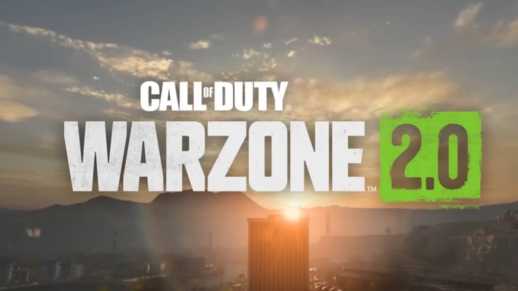 Warzone 2.0 Logo at the End of YouTube Trailer