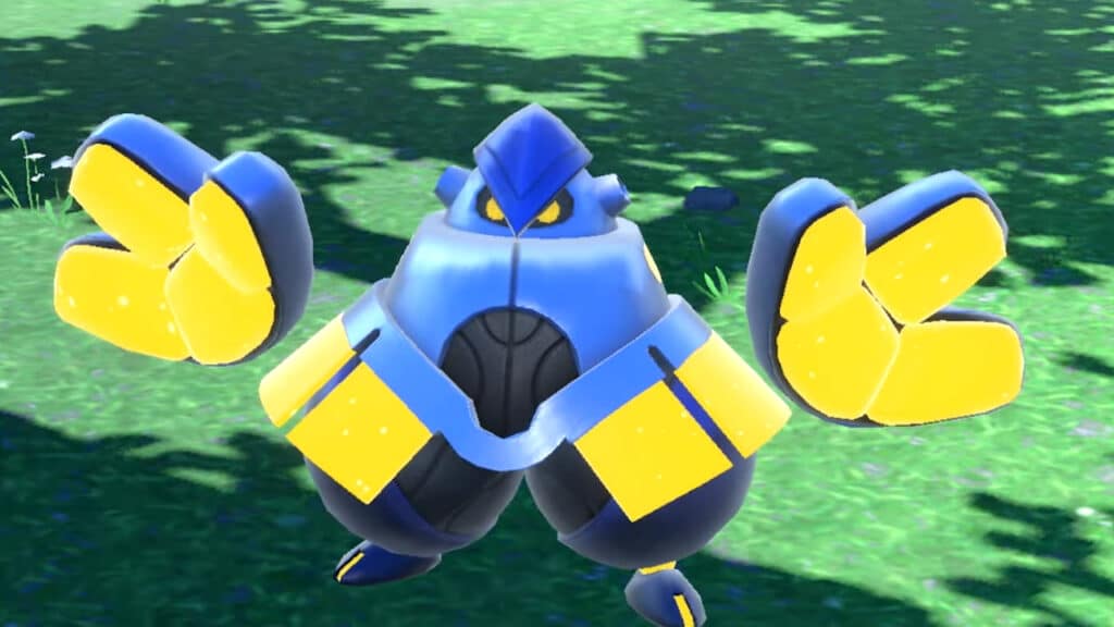 Wild Encounter with Iron Hands in Pokémon Scarlet and Violet