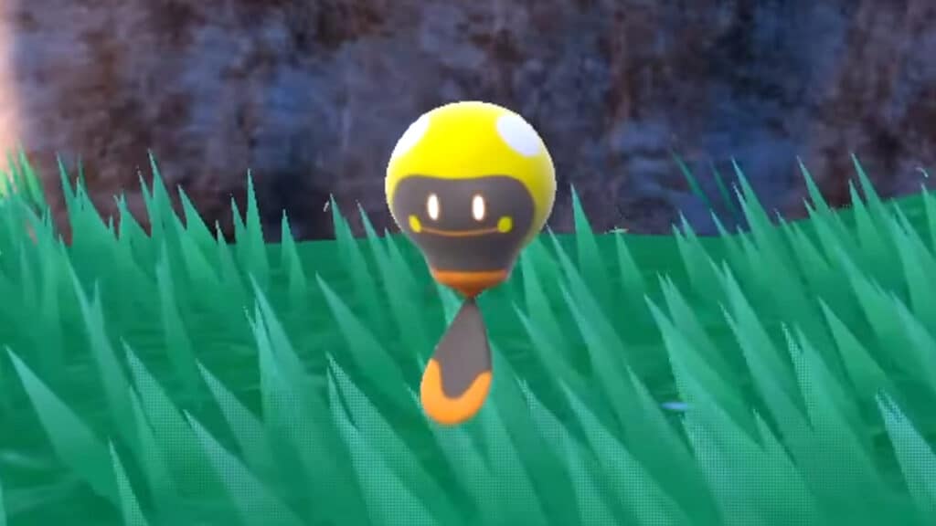 Wild Encounter with Tadbulb in Pokémon Scarlet and Violet