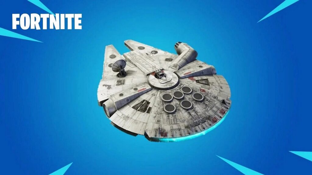 how to get millennium falcon back bling in fortnite