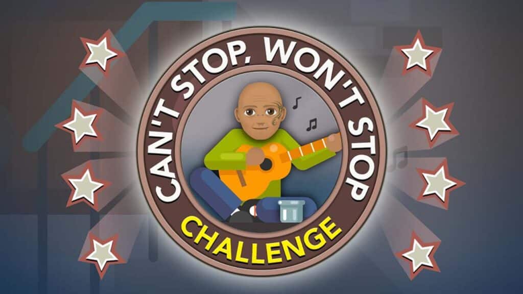 BitLife How to Complete the Can't Stop, Won't Stop Challenge