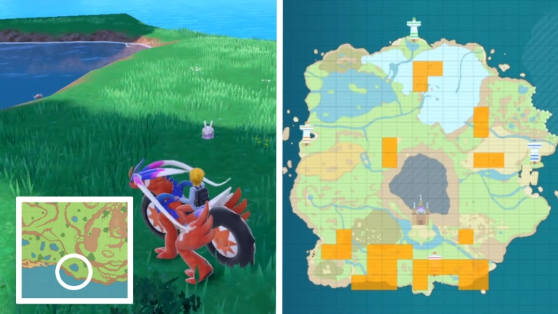 Finding Goomy Map Location in Pokémon Scarlet and Violet
