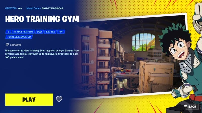 What is the Hero Training Gym Code in Fortnite? Answered