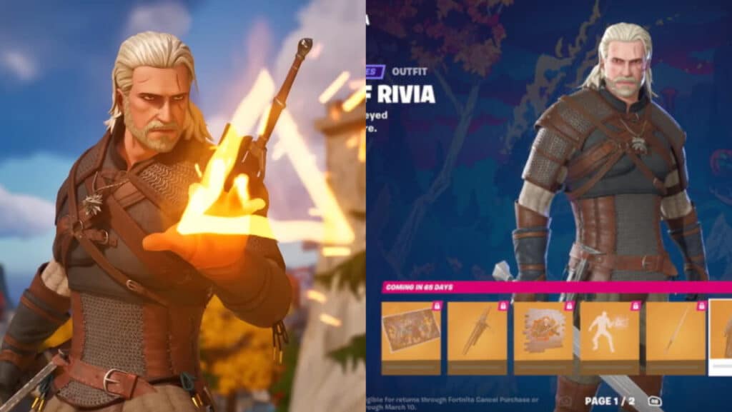 How to get the Geralt of Rivia Witcher skin in Fortnite