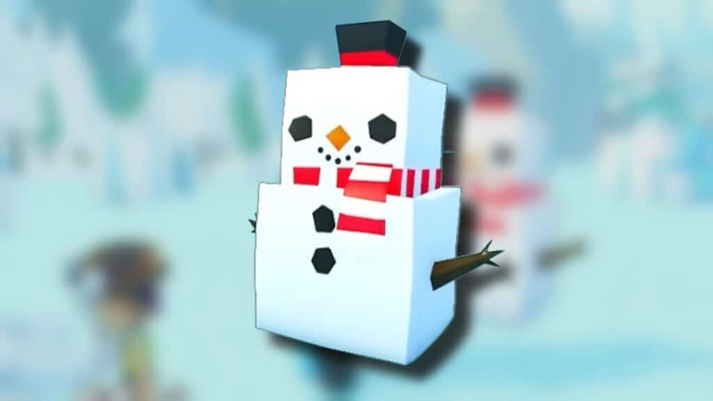Huge Snowman in Pet Simulator X Roblox
