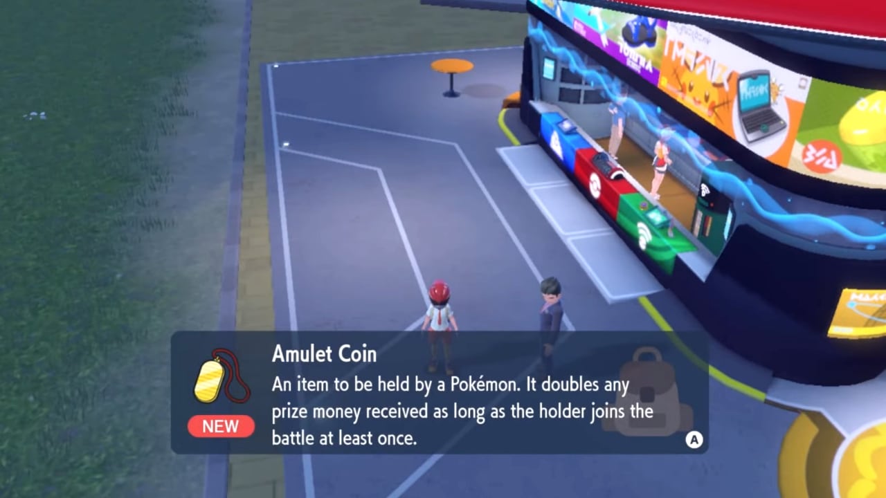 Obtaining the Amulet Coin from a Battle League Rep in Pokémon Scarlet and Violet