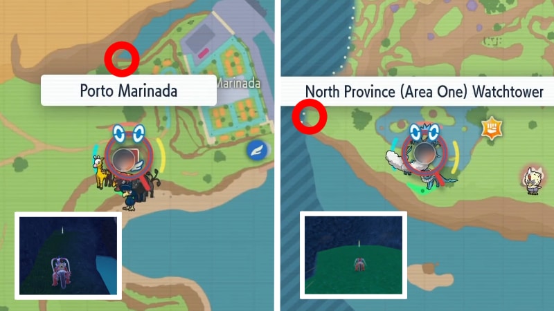 Pokemon Scarlet and Violet  TM Map - Locations and The Materials