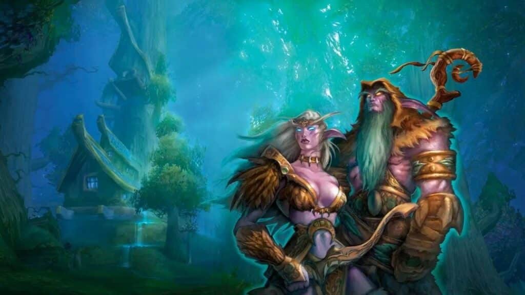 World of Warcraft title image with characters, World of Warcraft hotfix patch, World of Warcraft Hotfix Update