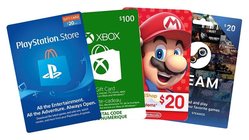 Gaming Gift Cards 