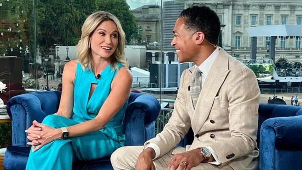GMA3 co-anchors Amy Robach and T.J Holmes
