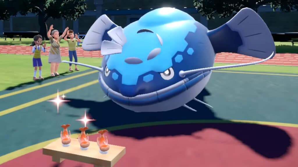 Dondozo in a PvP Trainer Battle in Pokémon Scarlet and Violet