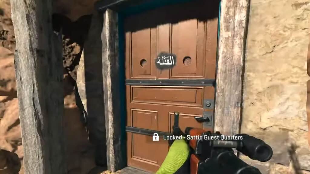 Finding the Door for the Sattiq Guest Quarters Key in DMZ Warzone 2