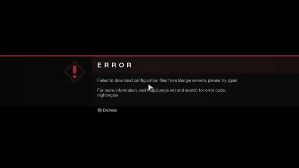 How to Fix the Nightingale Error in Destiny 2